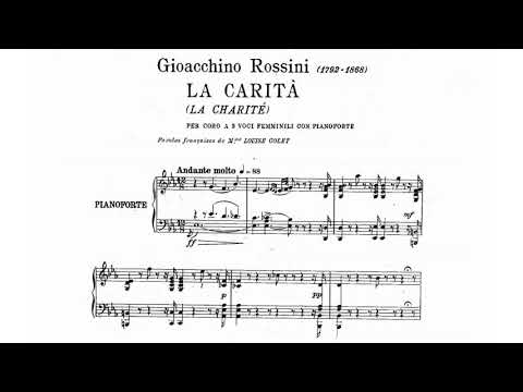 Gioacchino Rossini - 3 Chœurs religieux (audio + sheet music)