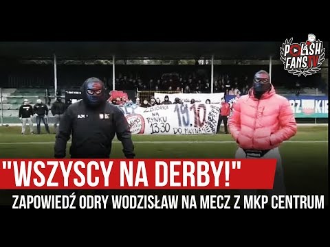 "WSZYSCY NA DERBY!" - zapowiedź Odry Wodzisław na mecz z MKP Centrum #1 (19.10.2019 r.)
