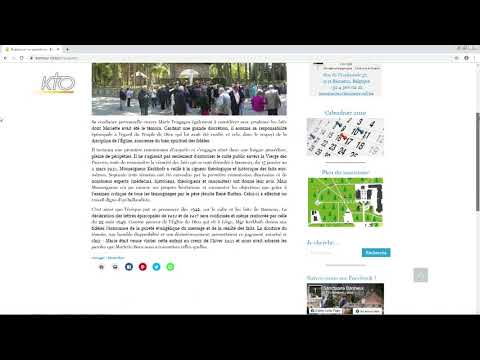 Le site web du Sanctuaire de Banneux