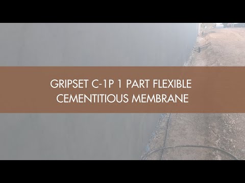 Gripset C-1P 1 Part Flexible Cementitious Membrane
