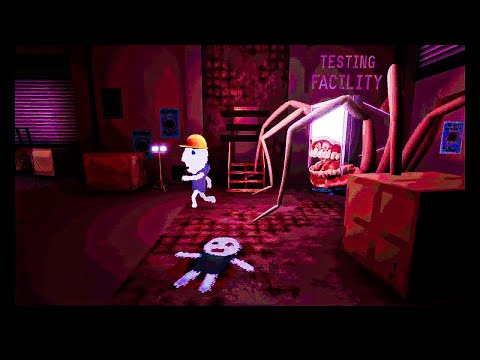 A SPIDERONITOR IS CHASING MEEE! | The Paper Loop Horror Game