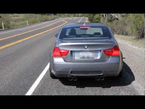 E90 M3 Akrapovic Exhaust & Macht Schnell Test Pipes