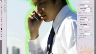 Photoshop Tutorial :: Using the Extract Filter