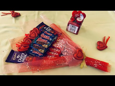 Chocolate bouquet | valentine's day special | engagement chocolate gift ideas