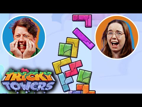 Let's Play TRICKY TOWERS! | Video Game Club