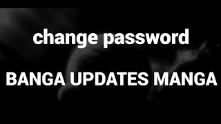 How to change password on Baka Updates Manga website