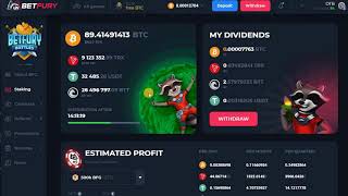 Passive Income With Betfury | Dividends | BFG| Crypto Casino
