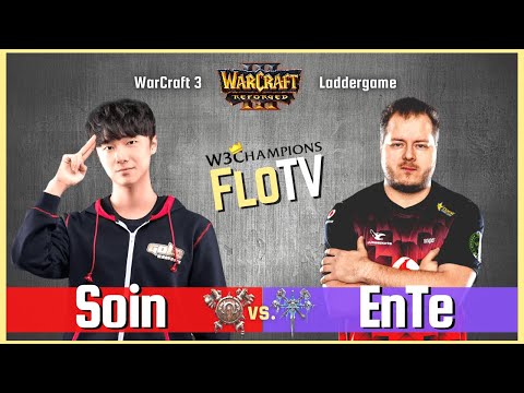 Warcraft 3 Reforged - "Soin vs  Ente" - Orc vs Undead 🔴 W3Champions Ladder via FloTV