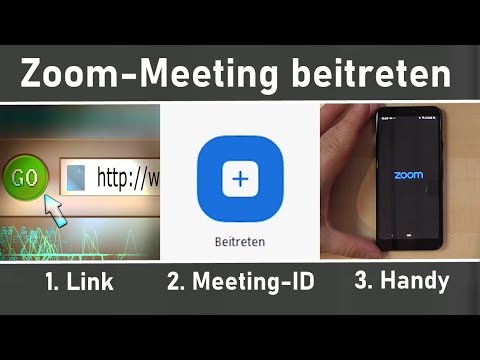 Zoom-Meeting beitreten: Drei Möglichkeiten