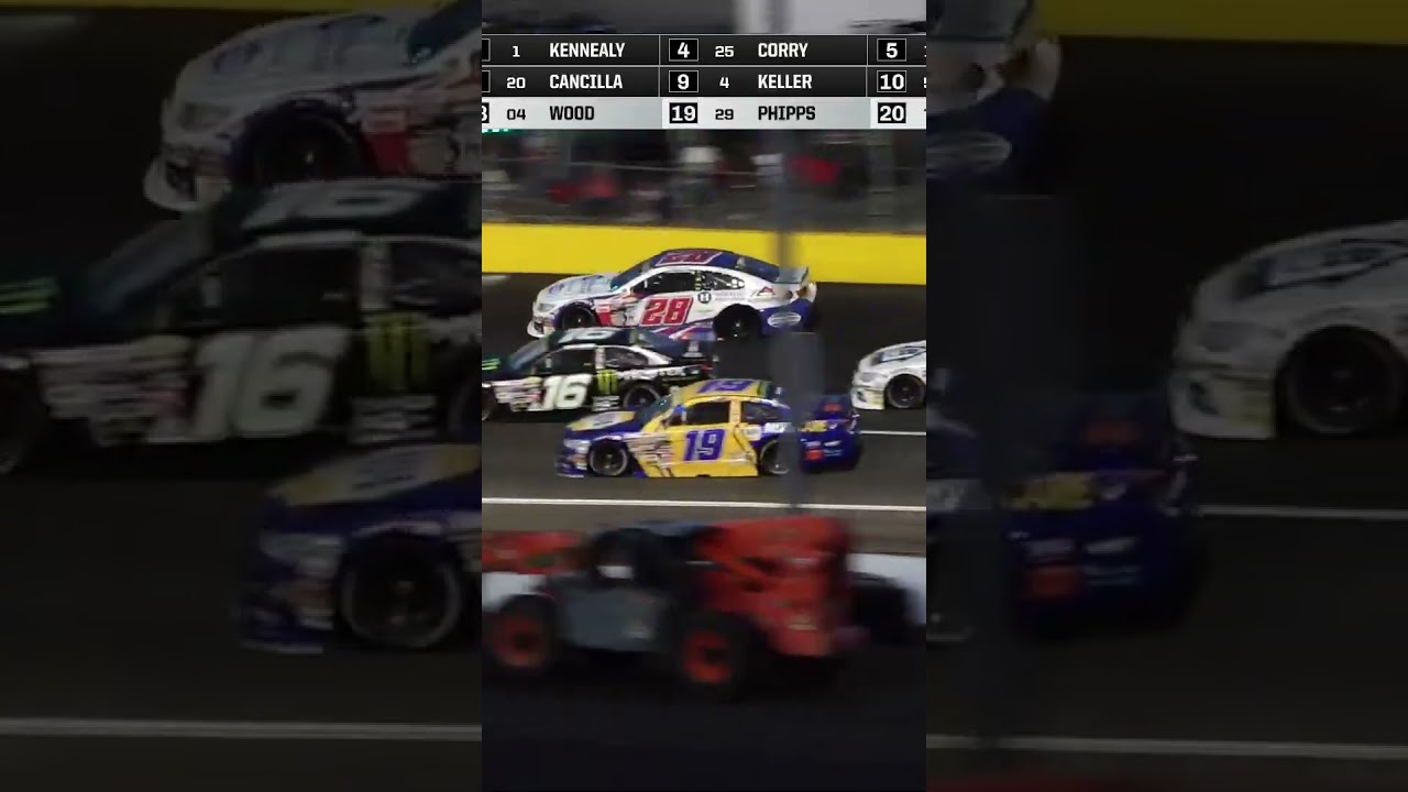 Helio Castroneves's Trouble at NASCAR Regional Event