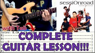 Cool Off - Session Road(Complete Guitar Lesson/Cover)with Chords and Tab