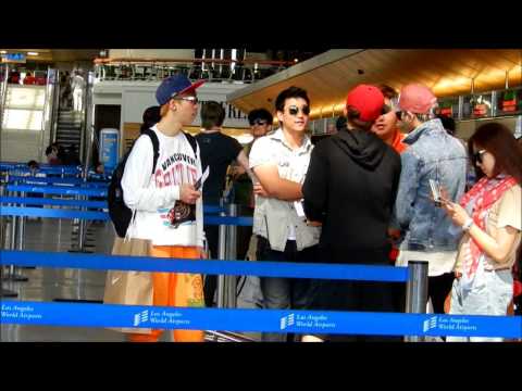 ZE:A Dongjun at LAX #3 04-28-2013