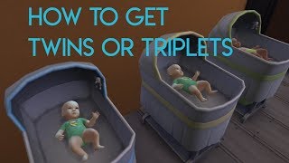 Sims 4:How to get twins or triplets ( NO MODS OR CHEATS)