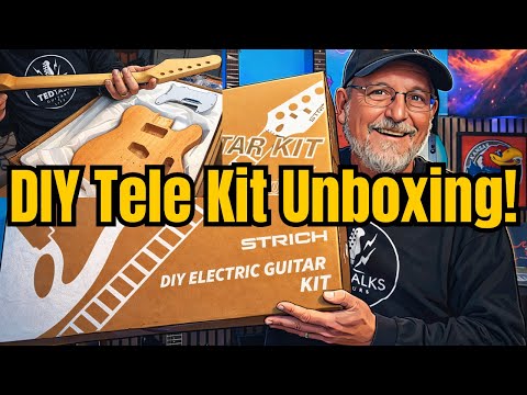 Strich DIY Telecaster Guitar Kit Unboxing & First Impressions