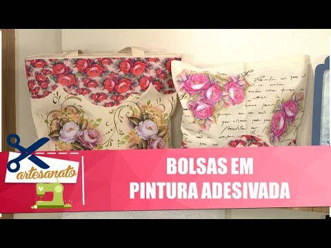 Customize bolsas em pintura adesivada com artesãos Luis Moreira e Iran Silva - Vida Melhor -11/09/19
