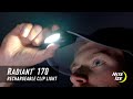 NITE IZE Radiant 170 Rechargeable Clip Light Black