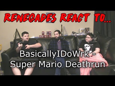Renegades React to... BasicallyIDoWrk - Gmod Deathrun Funny Moments - Super Mario Bros!