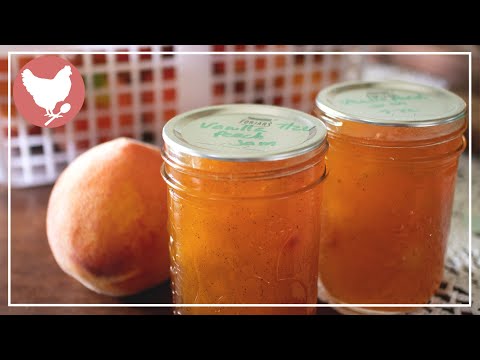 How to Make Peach Jam with Vanilla Bean | Canning Recipe