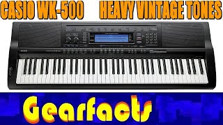 Video thumbnail for Casio WK-500: Great vintage tones over 76 keys! by Gearfacts