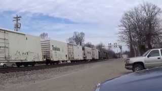 preview picture of video 'CSX Tropicana Train - Glendale, Ohio'