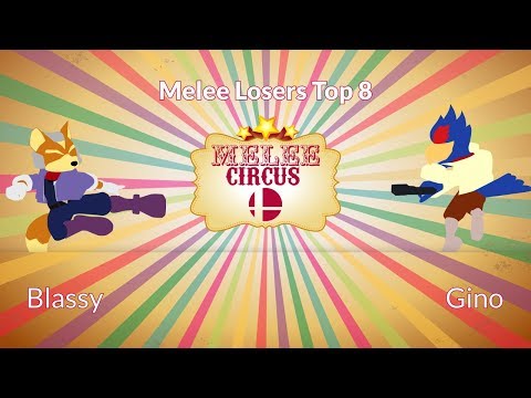 Melee Circus: Blassy (Fox, Peach) vs Gino (Falco) - Losers Top 8