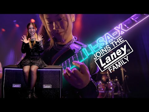 Li-sa-X of KOIAI & Laney LFR Guitar Cabinets