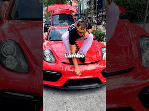 Writing my Subscribers on my Porsche!