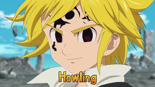 『Lyrics AMV』 Nanatsu no Taizai Season 2 OP 1 Full 【 Howling - FLOW × GRANRODEO 】
