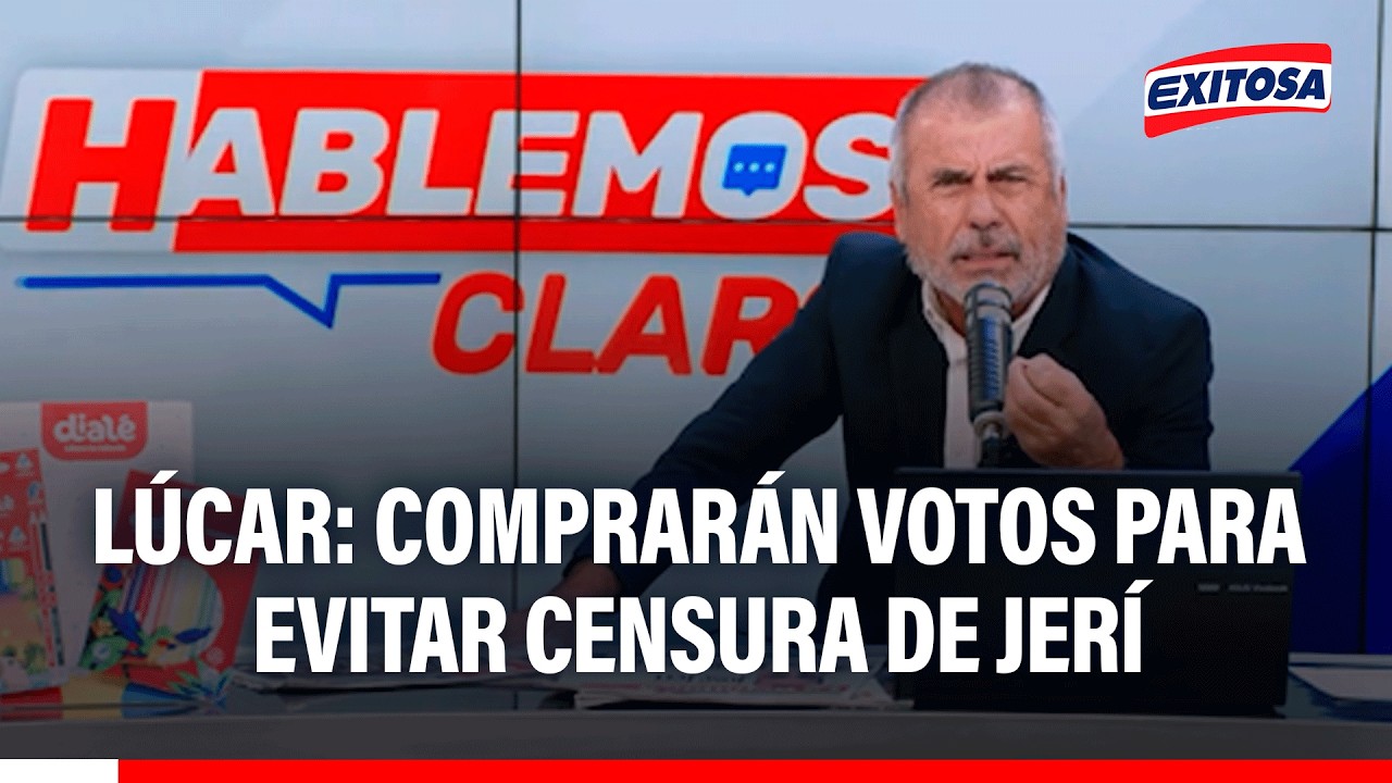 🔴🔵 Nicolás Lúcar ALERTA que se comprarán votos en el Congreso para evitar censura de José Jerí