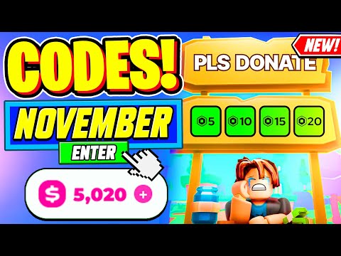 ⚠️New⚠️ ALL WORKING CODES For Pls Donate November 2025 - Roblox Pls Donate Codes 2025