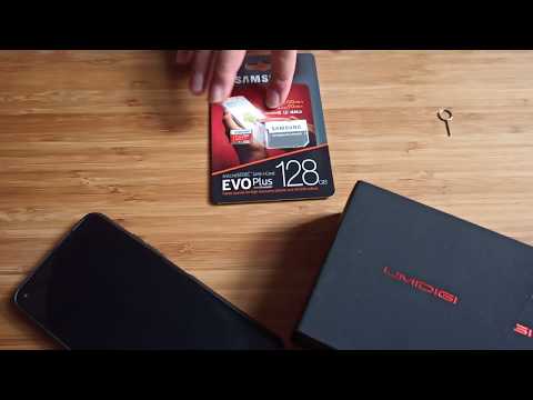 Umidigi F2- Selecting microSD card