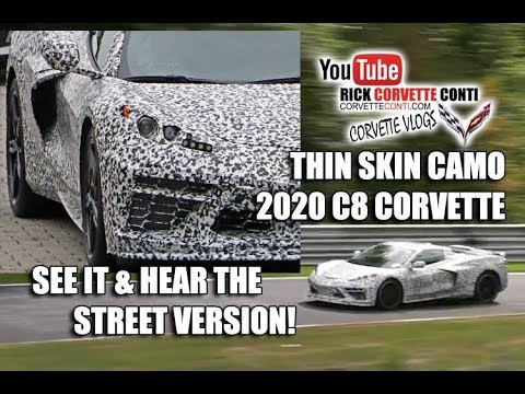 SEE & HEAR 2020 C8 MID ENGINE CORVETTE   LATEST PICS & VIDEO