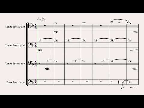 Trombone Quartet No. 2 (Op. 197)