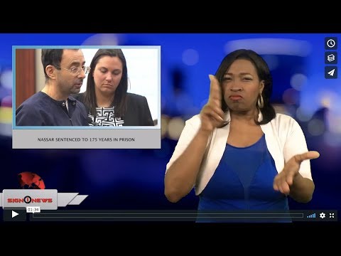 Nassar sentenced to 175 years in prison (ASL - 1.24.18)