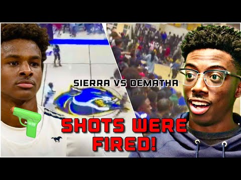BRONNY CAME TO MY CITY AND LOST! | Dematha vs. Sierra Canyon Full Game Highlights + Reaction