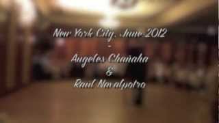 Ángeles Chañaha & Raúl Navalpotro, Milonga Rosa, New York City (June 2012) B