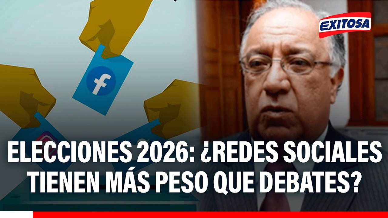 🔴🔵 Elecciones 2026: Redes sociales ayudan más a candidatos que el debate presidencial, según experto