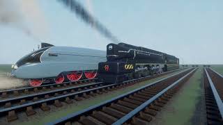Dreams PS4 / PS5 - LNER A4 "Mallard" VS PRR T1 Race!