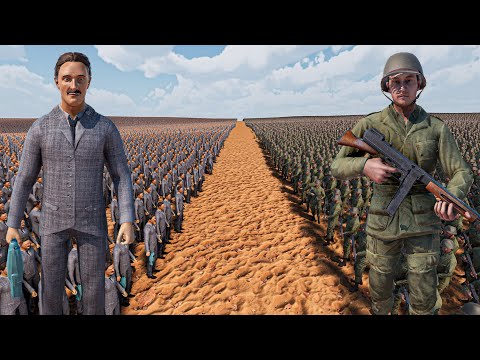 50.000 NIKOLA TESLA vs 2 MILLION AMERICAN ASSAULT SOLDIERS - Ultimate Epic Battle Simulator UEBS 2