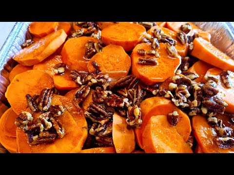 Candied Sweet Potatoes with Pecans