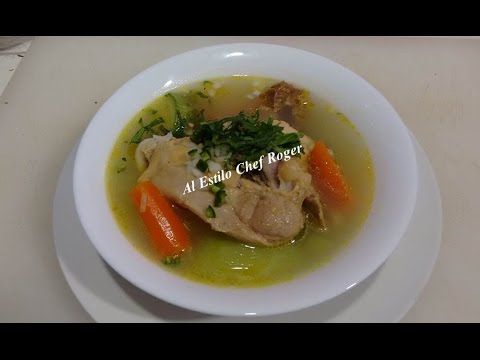 CALDO DE POLLO, como hacer caldo de pollo, receta de caldo de pollo Video
