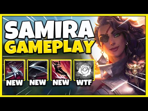 *SAMIRA GAMEPLAY* THE MOST BROKEN CHAMPION EVER RELEASED (OVERLOADED KIT) - League of Legends