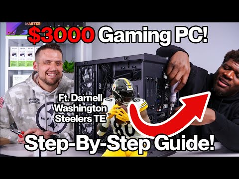 How to Build a $3000 Gaming PC (Ryzen 7 9800X3D and RTX 5080) - Ft. Darnell Washington (Steelers TE)