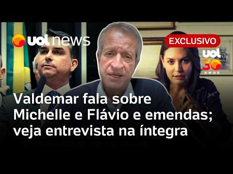 Valdemar Costa Neto fala sobre Michelle e Flávio Bolsonaro e emendas; veja entrevista na íntegra