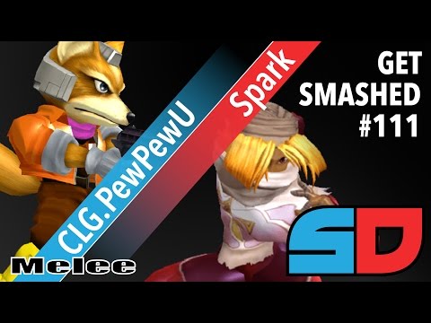 Get Smashed #111 - Loser Semis: CLG.PewPewU (Fox) vs Spark (Sheik)