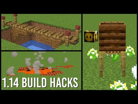 1.14 Minecraft Build Hacks