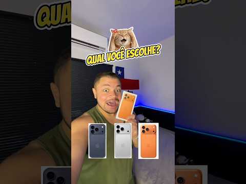 Qual IPhone você escolheria? 📱
