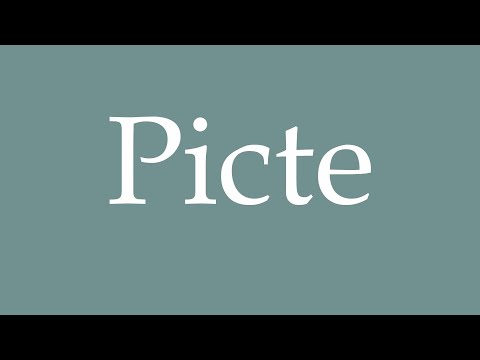 How to Pronounce ''Picte'' (Pict) Correctly in French