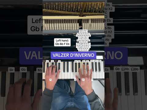 Andrea Vanzo - Valzer D'Inverno (Easy Piano Tutorial)