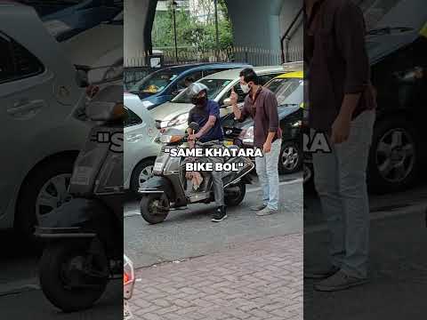 RANDOMLY SITTING ON STRANGER'S BIKE🤯🤣| CONFUSED🤔 REACTIONS | BECAUSE WHY NOT